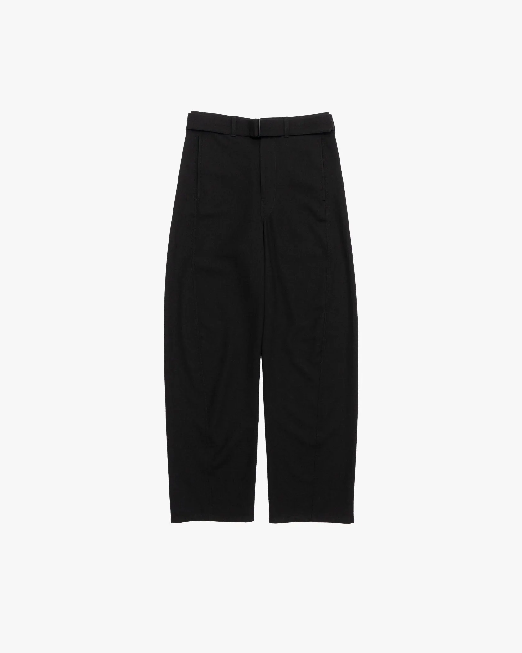 -SALE- BELTED TWISTED TAILORED PANTS