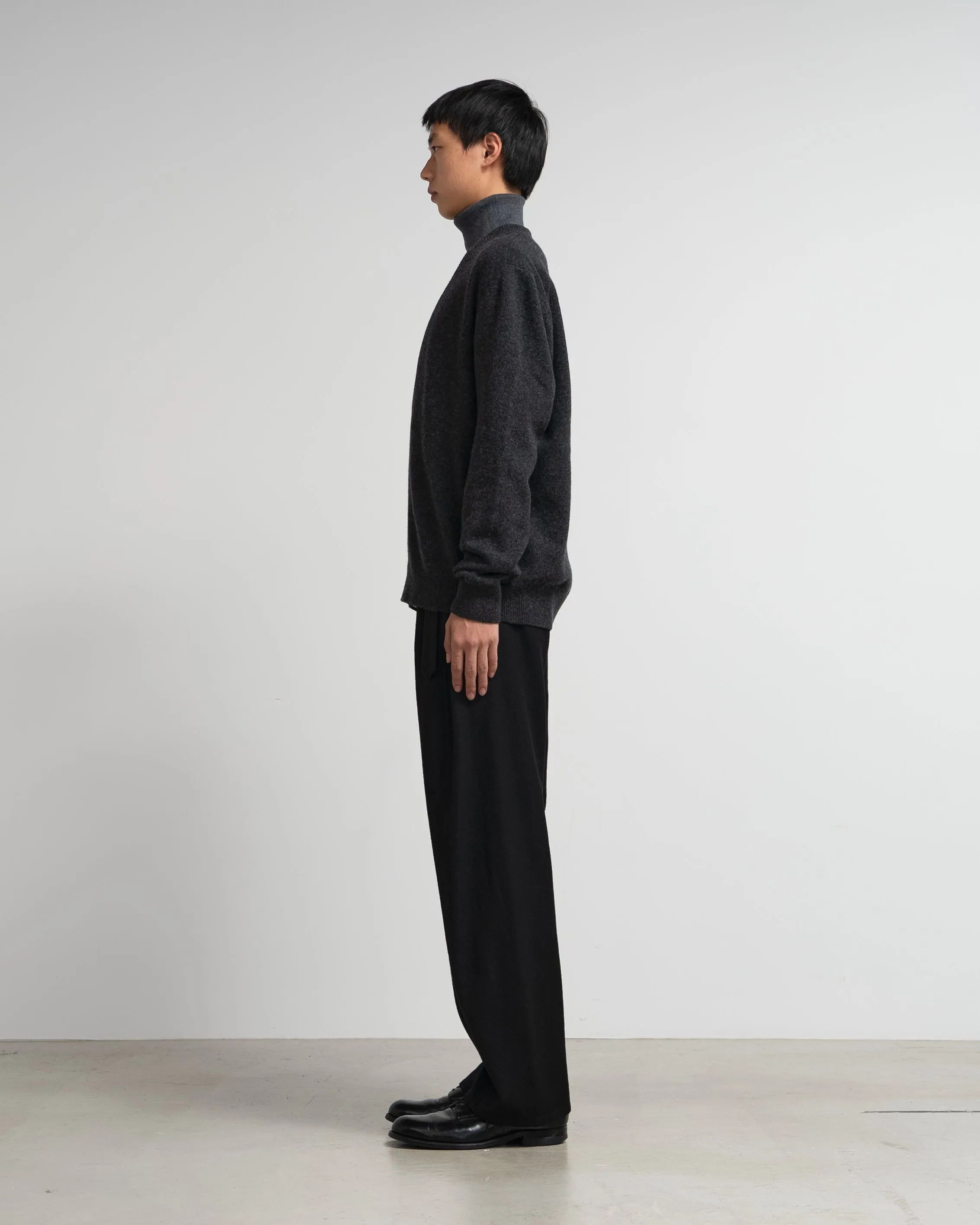 -SALE- BELTED TWISTED TAILORED PANTS