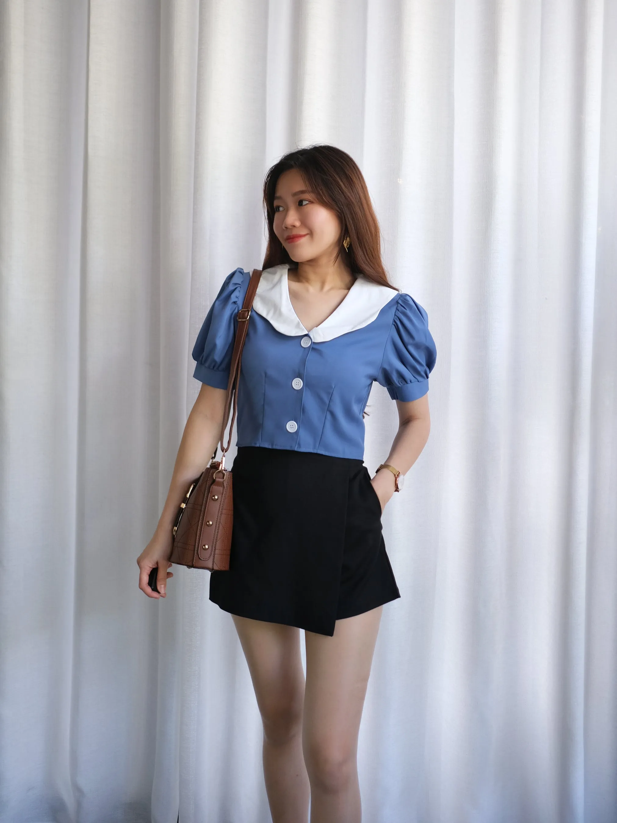 ACEWIN Wrap Over Mini Skort (Size S-XL) 501752
