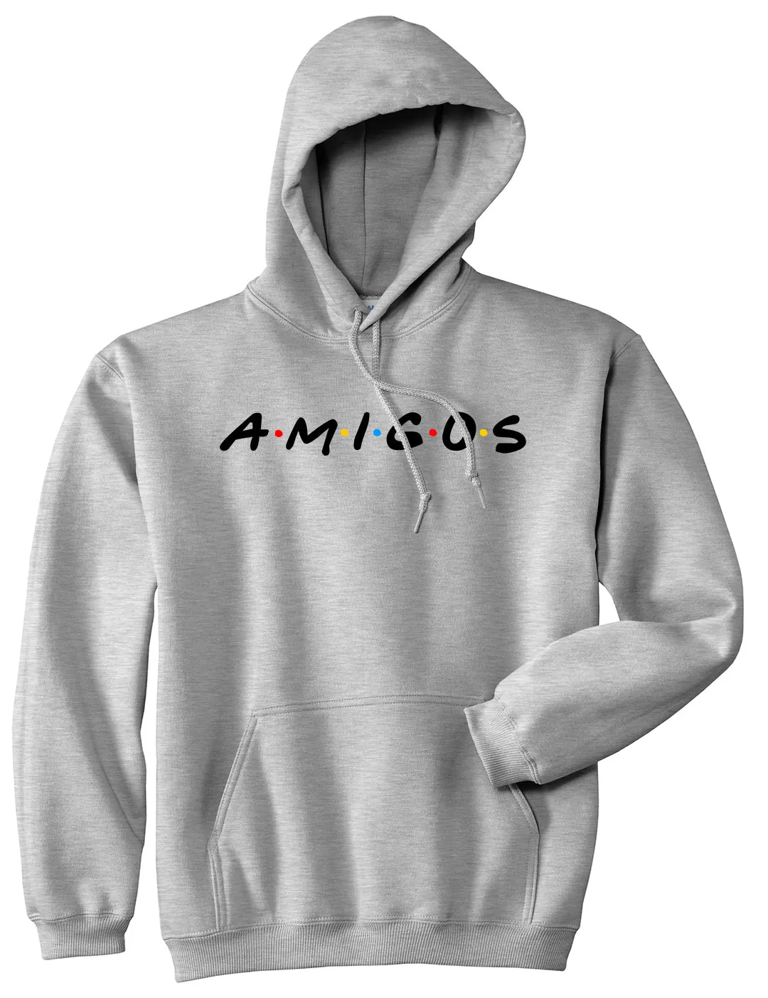 Amigos Funny Friends Spanish Mens Pullover Hoodie