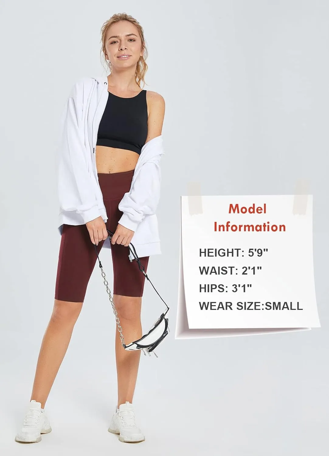 baleaf Women's 10"/ 12" Long Biker Yoga Compression Shorts High Waist Knee Length Spandex Workout Shorts with Pockets Soft