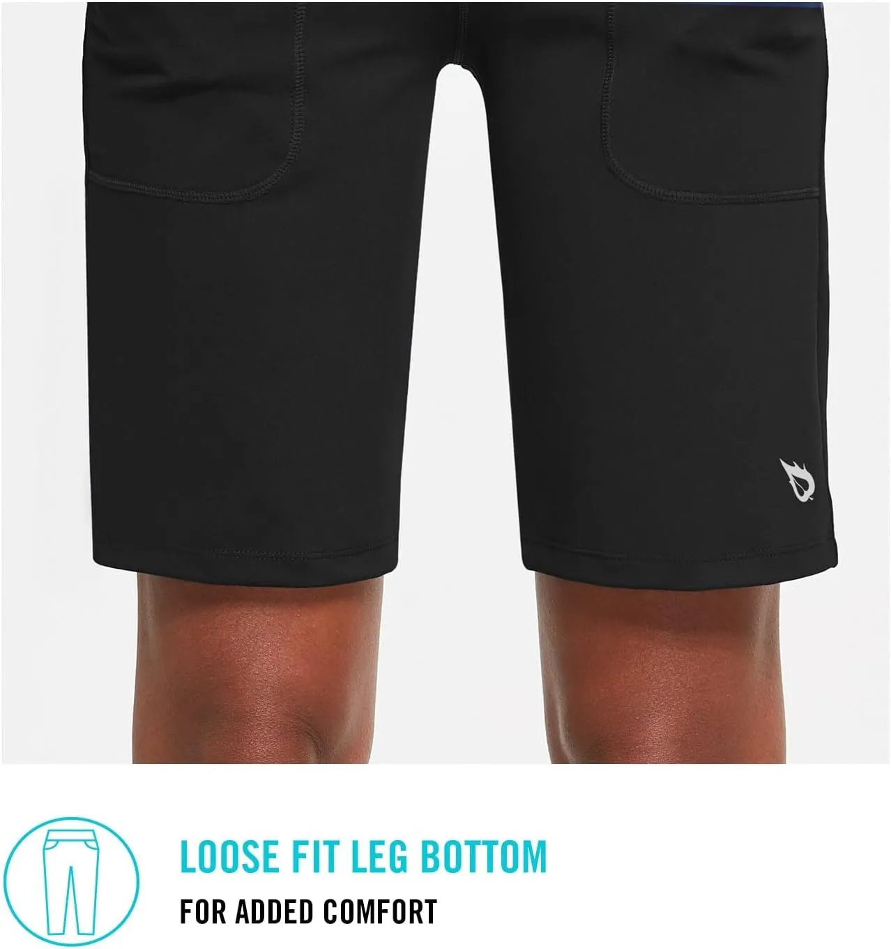 baleaf Women's Bermuda Long Shorts 10" Knee Length High Rise Athletic Shorts Pull On Workout Walking Golf Running Summer