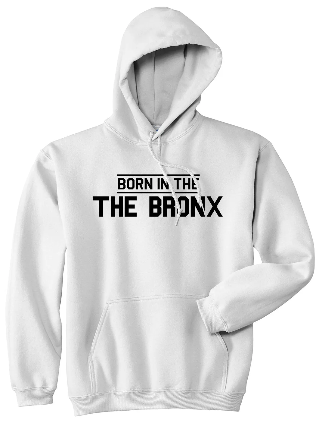 Born In The Bronx NY Mens Pullover Hoodie