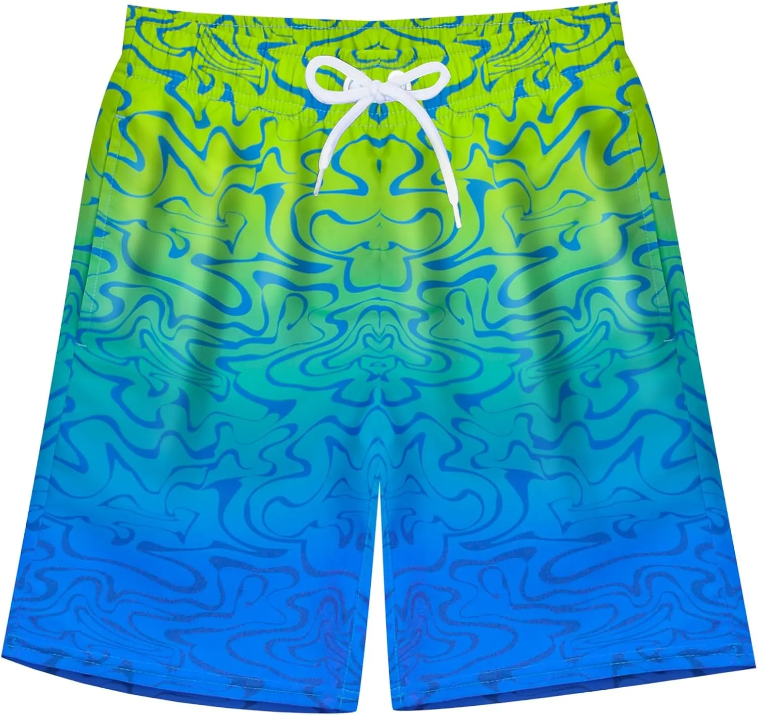 Boys Swim Trunks Board Shorts Teen Boys Swimsuit Quick Dry Swimwear Swimming Shorts Bathing Suit Size 8,10-12,14-16
