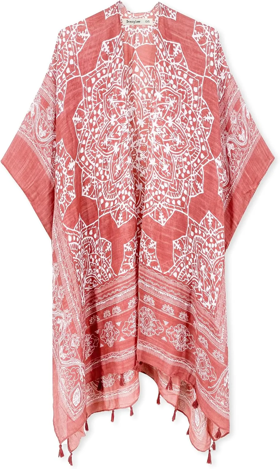 Breezy Lane Kimonos for Women Swimsuit Coverups Beach Cover Up Swimwear Cardigan Summer