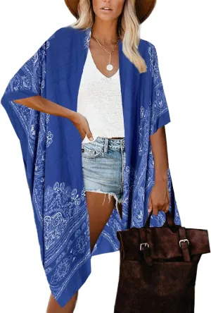 Breezy Lane Kimonos for Women Swimsuit Coverups Beach Cover Up Swimwear Cardigan Summer