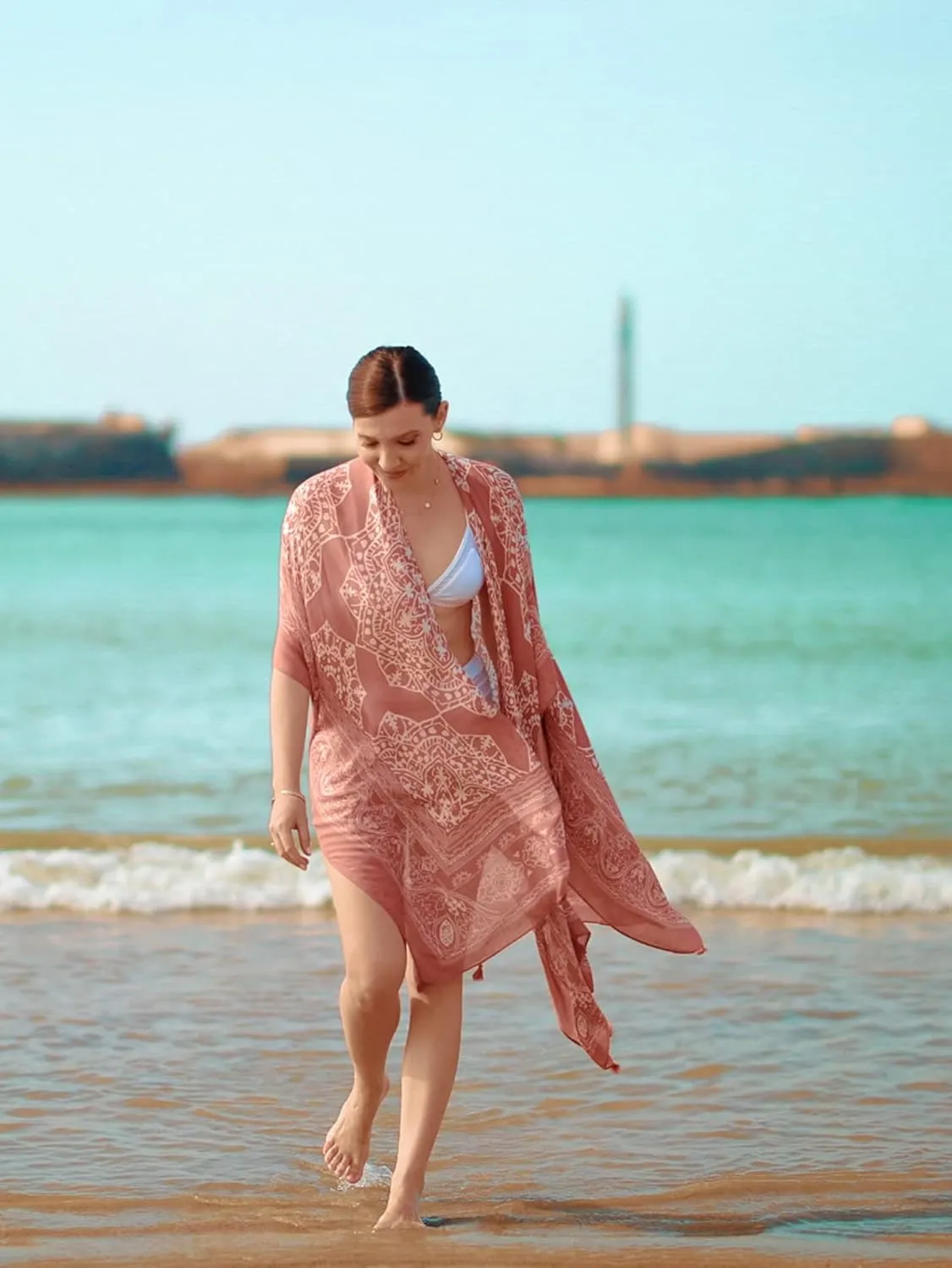 Breezy Lane Kimonos for Women Swimsuit Coverups Beach Cover Up Swimwear Cardigan Summer