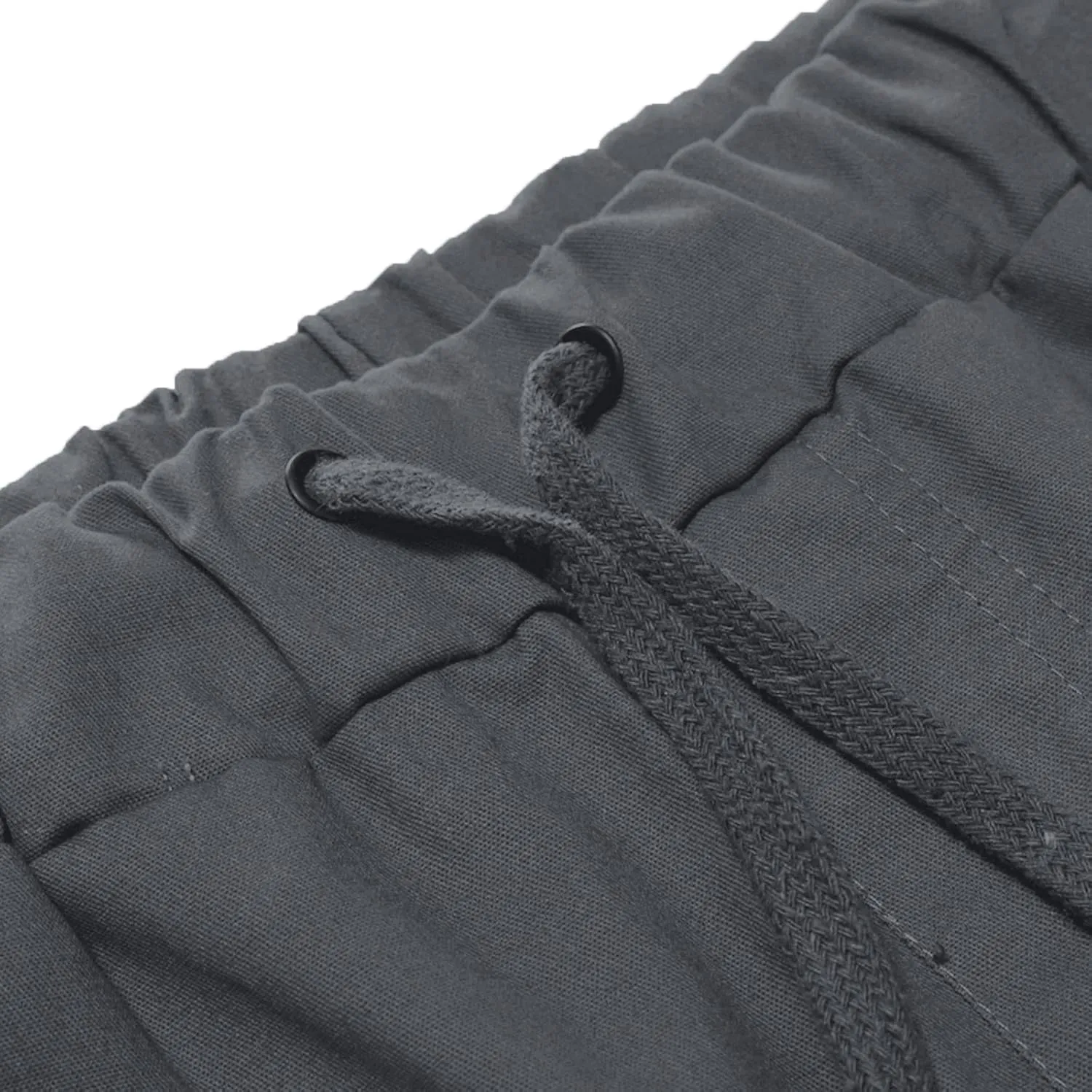 Cargo Shorts for Men Mid Rise Drawstring Elastic Waist Knee Length Slim Fit Shorts Outdoor Hiking Exercise Short Pants