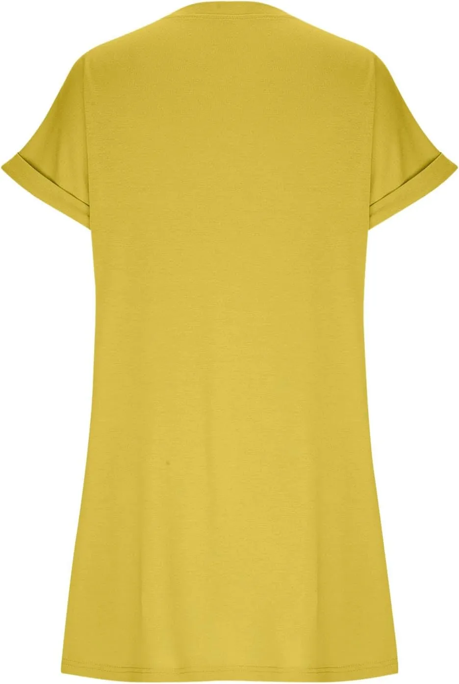 Casual Short Sleeve Tee Dress for Women, Solid Round Neck Mini Dresses Comfy Regular Fit Summer Swing Hem Cute Dress