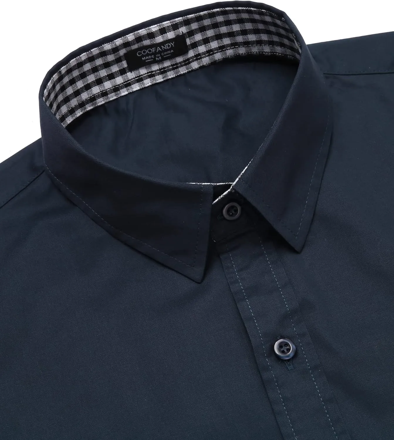 COOFANDY Men's Business Dress Shirt Long Sleeve Slim Fit Casual Button Down Shirt