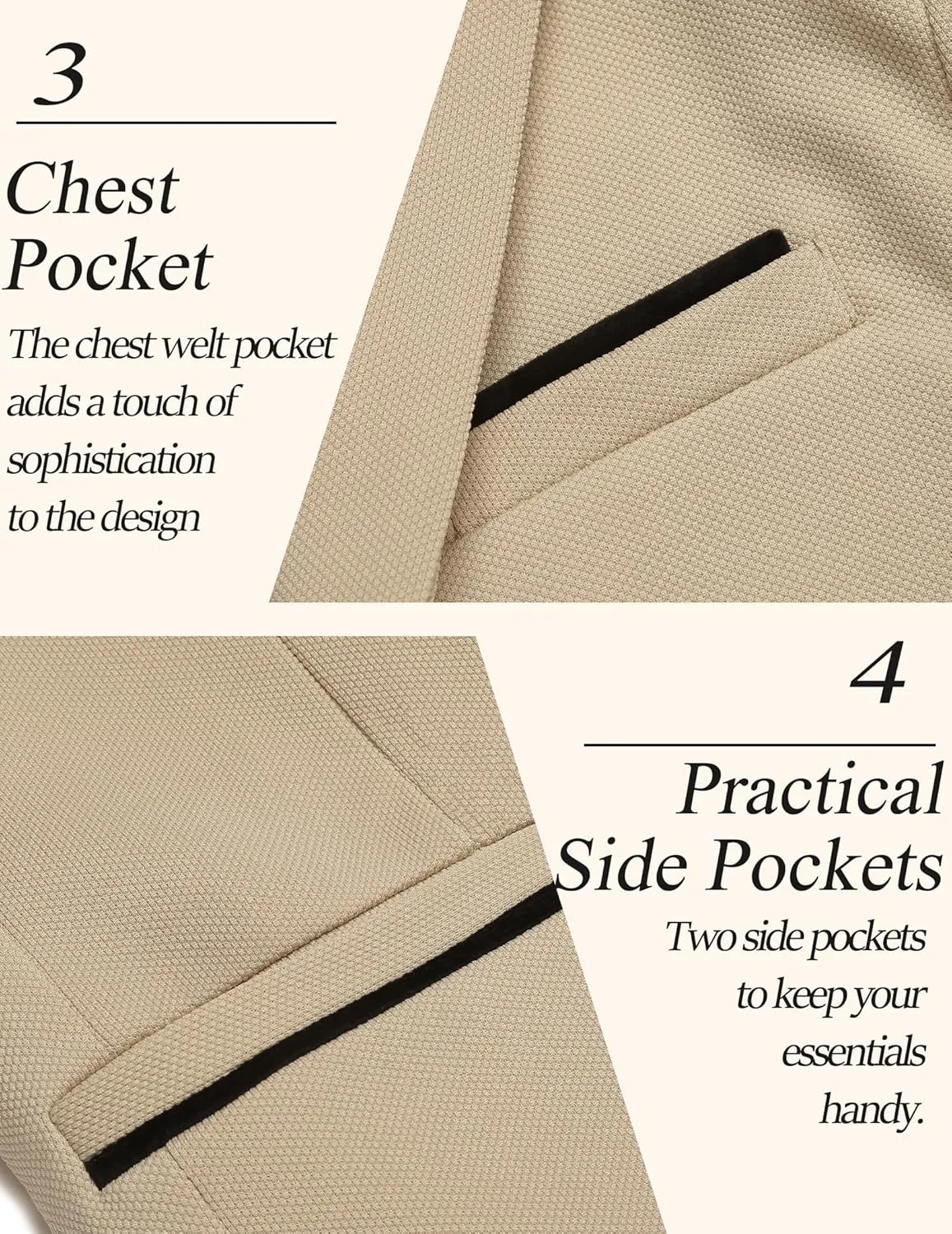 COOFANDY Men's Casual Blazer Jacket Slim Fit Sports Coat Business Suit Jackets One Button