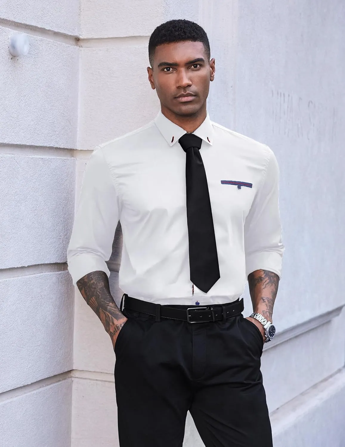 COOFANDY Mens Dress Shirt Long Sleeve Casual Button Down Paisley Shirts Party Wedding Dress Shirt