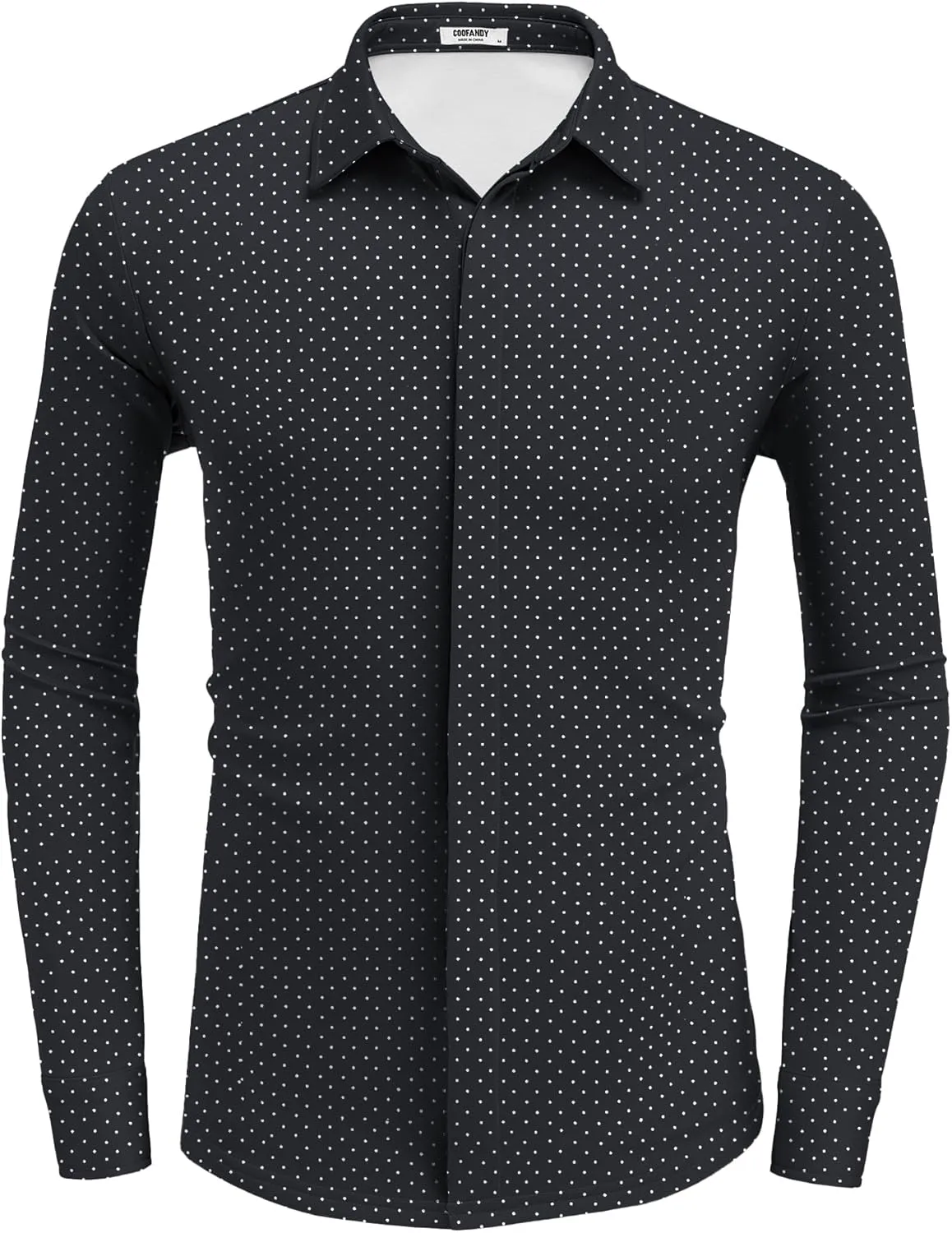COOFANDY Mens Long Sleeve Wrinkle Free Shirts Casual Button Down Shirt Stretch Dress Shirt