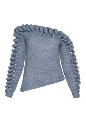 CULT MIA X LIYA SHOULDER FRAME SWEATER