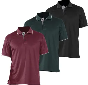 Facitisu Mens Polo Shirt Short Sleeve Golf Collared Casual Summer Performance T-Shirt