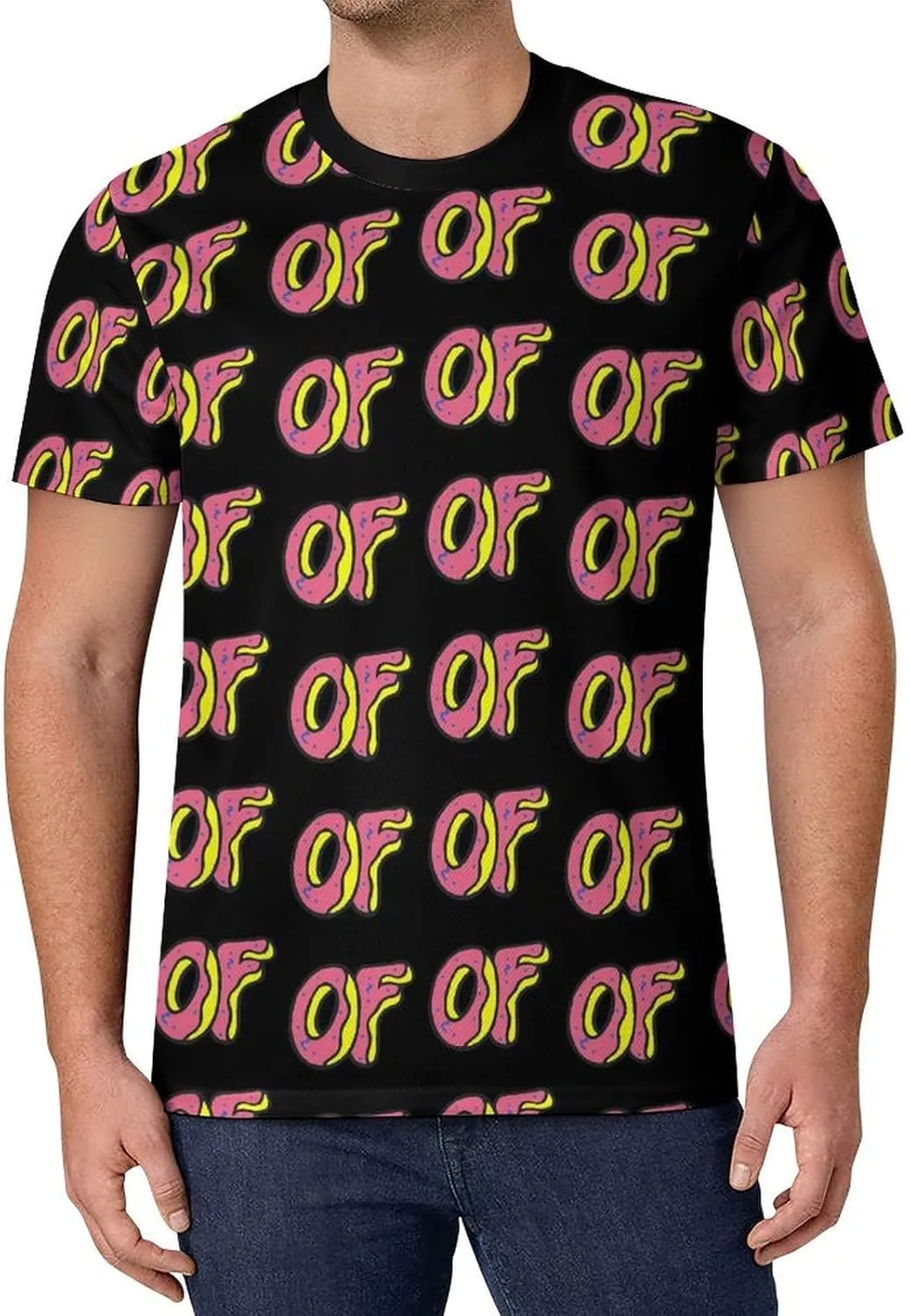 Funny Odd Future Men’s T-Shirt Short Sleeve Tee Athletic Gym Workout Crew Neck Tops