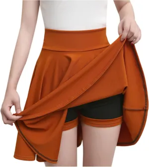Golf Athletic Skirt for Women High Waisted with Pockets Inner Shorts for Skater Skirt Summer Sexy Short Skirt Shorts