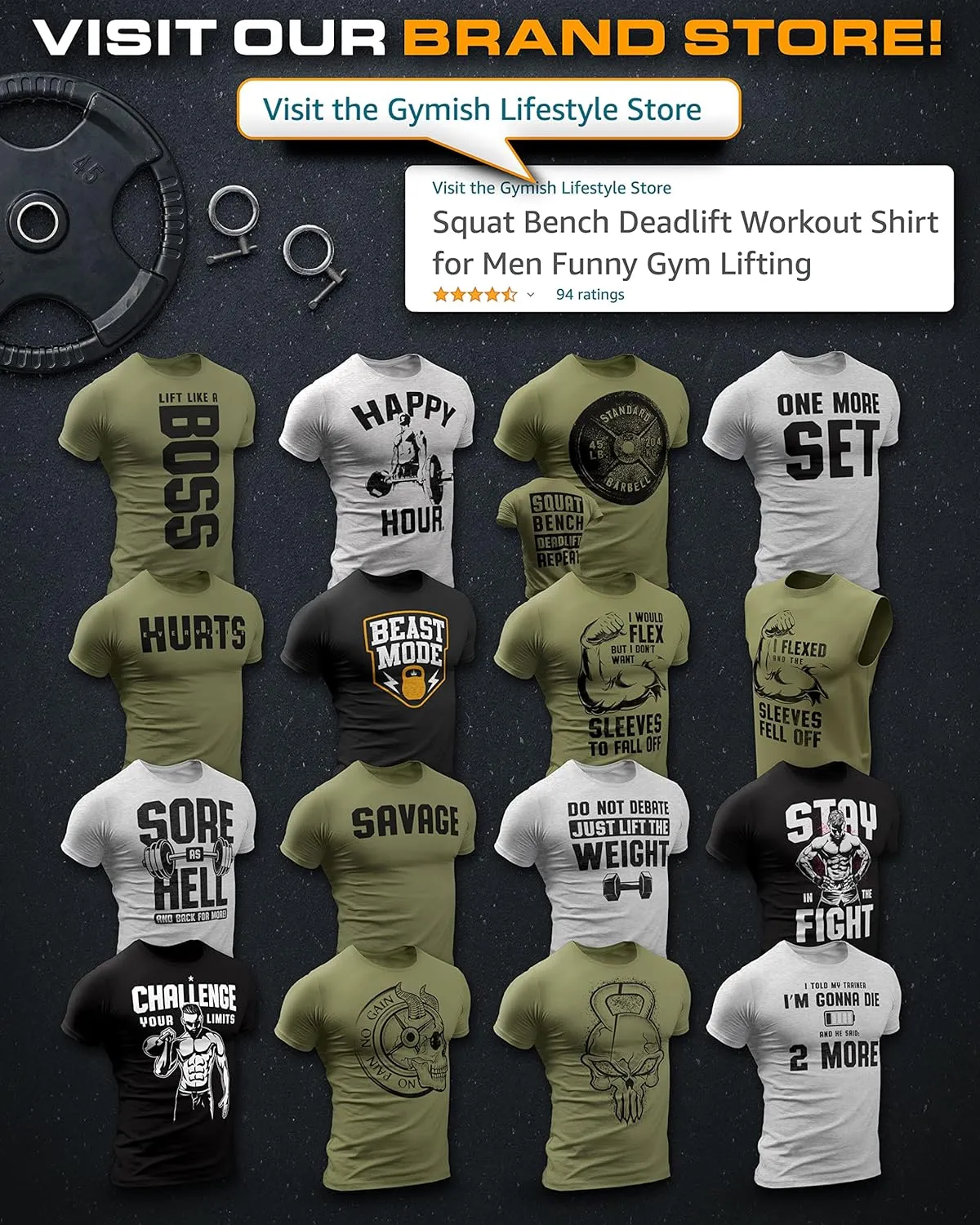 Gymish Lifestyle Funny Graphic Hooded T-shirt Gym Therapy Weightlifting Muscle Workout Shirt