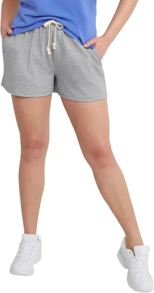 Hanes Women's Essentials Drawstring Adjustable Cotton Shorts