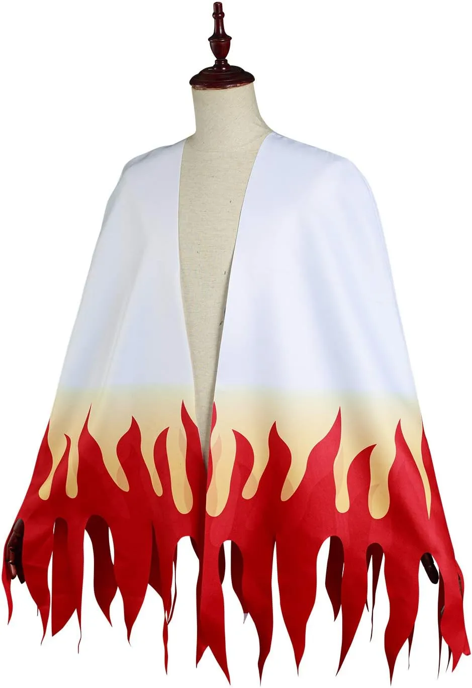 Haydory Women Kochou Shinobu/Agatsuma Zenitsu/Rengoku Kyoujurou Cloak Cosplay Costume Kimono Cape Robe Halloween Suit Adult