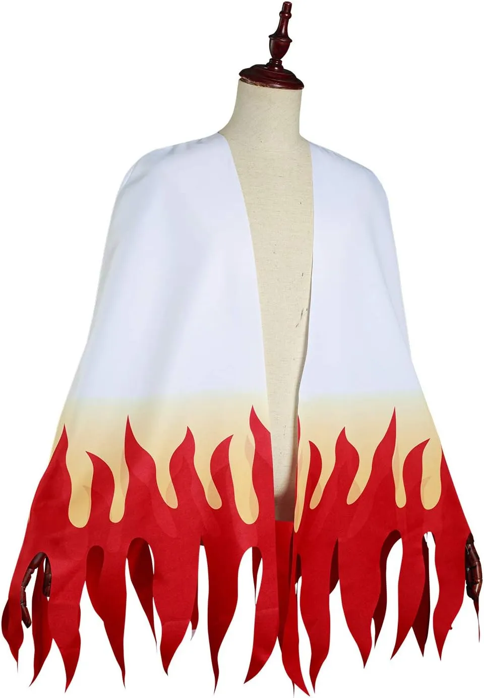 Haydory Women Kochou Shinobu/Agatsuma Zenitsu/Rengoku Kyoujurou Cloak Cosplay Costume Kimono Cape Robe Halloween Suit Adult
