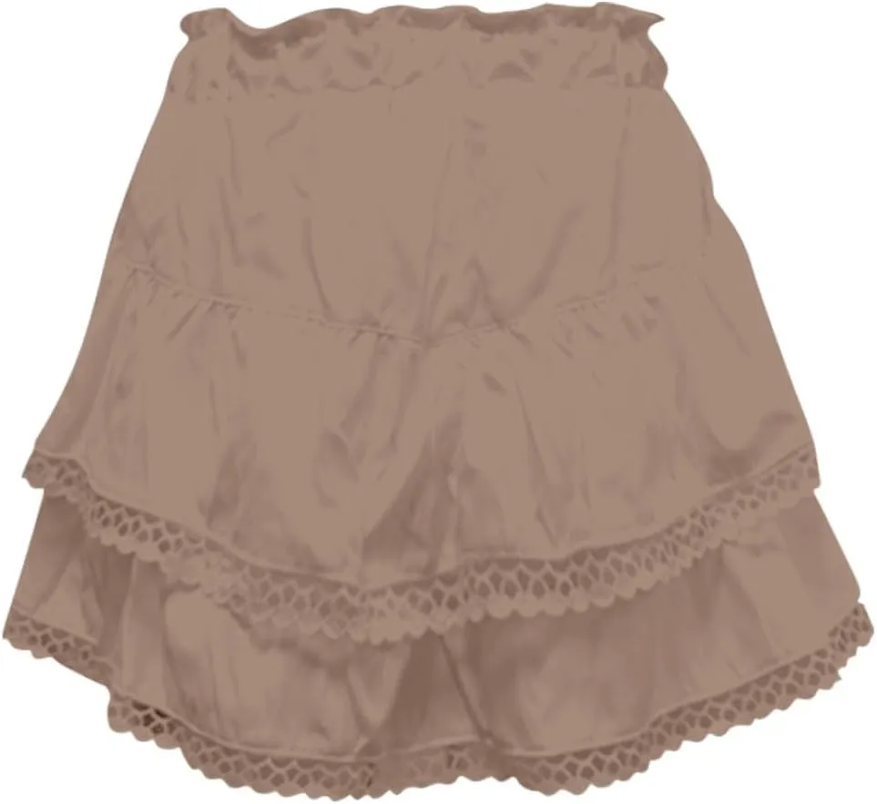High Waisted Skirts for Women Trendy Summer Asymmetrical Hem Flowy Boho Cute Dress