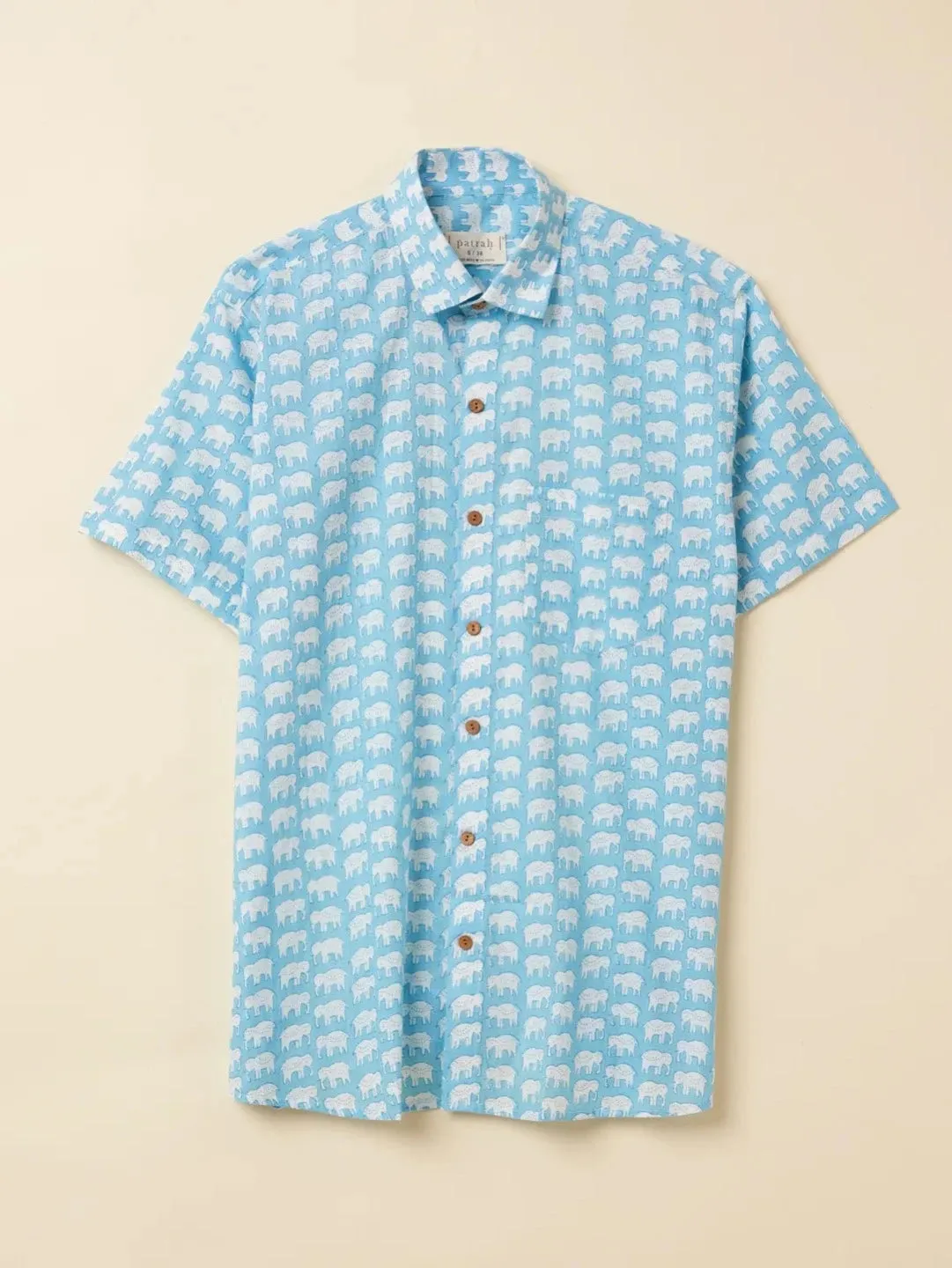 Holiday Elephant Printed Shirt