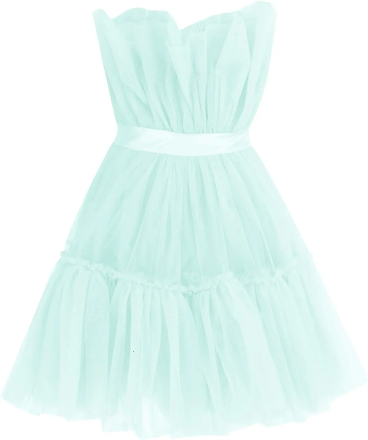 Homecoming Dresses Tulle Lace Prom Dress Short Off Shoulder Strapless Asymmetrical Cocktail Party Tutu Dresses Gown