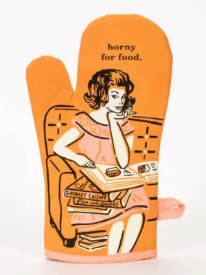 Horny For Food - Oven Mitt