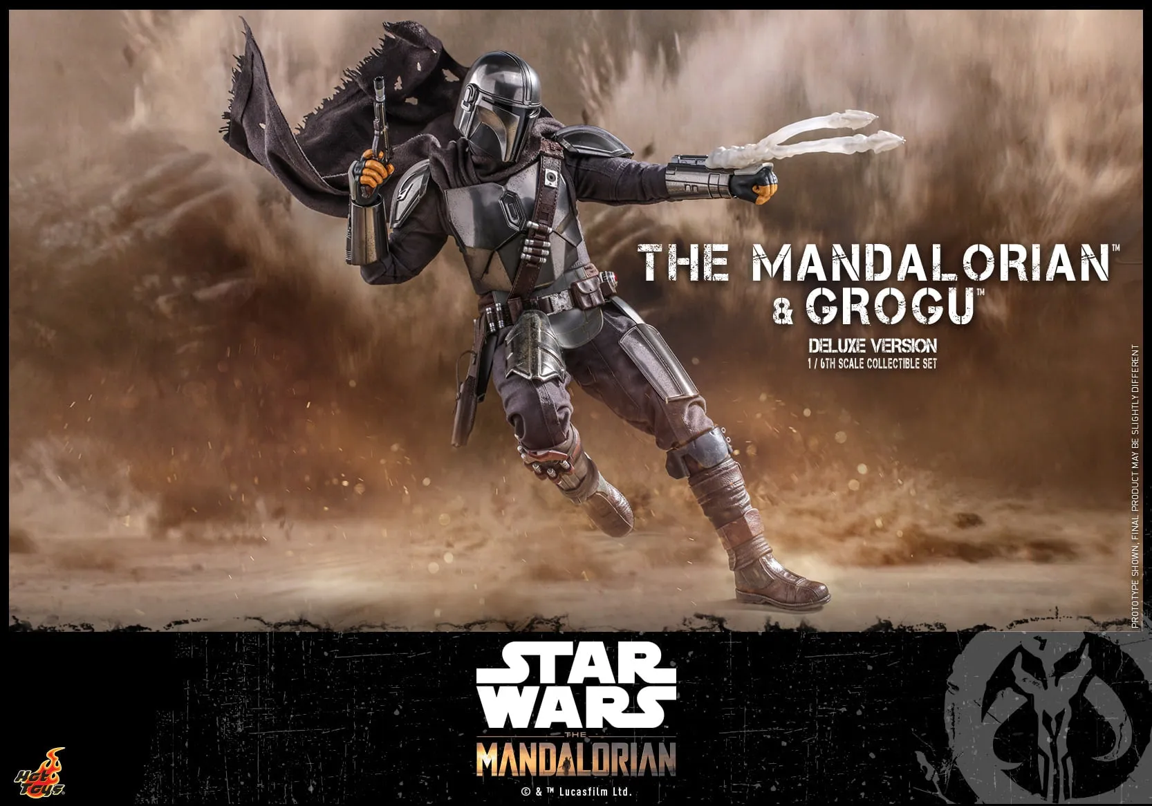 Hot Toys - TMS052 - Star Wars: The Mandalorian™ - 1/6th scale The Mandalorian™ and Grogu™ Collectible Set (Deluxe)
