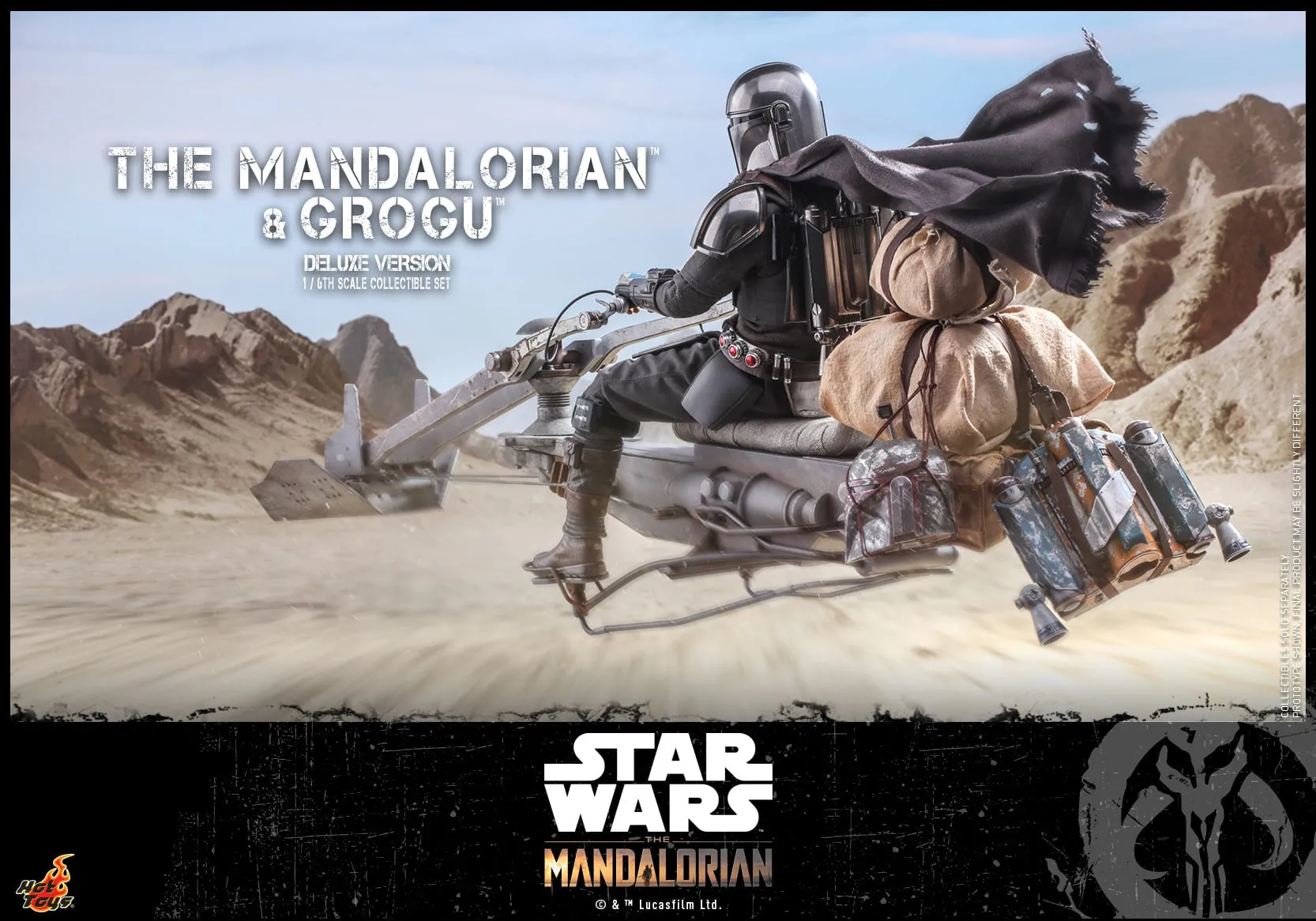 Hot Toys - TMS052 - Star Wars: The Mandalorian™ - 1/6th scale The Mandalorian™ and Grogu™ Collectible Set (Deluxe)