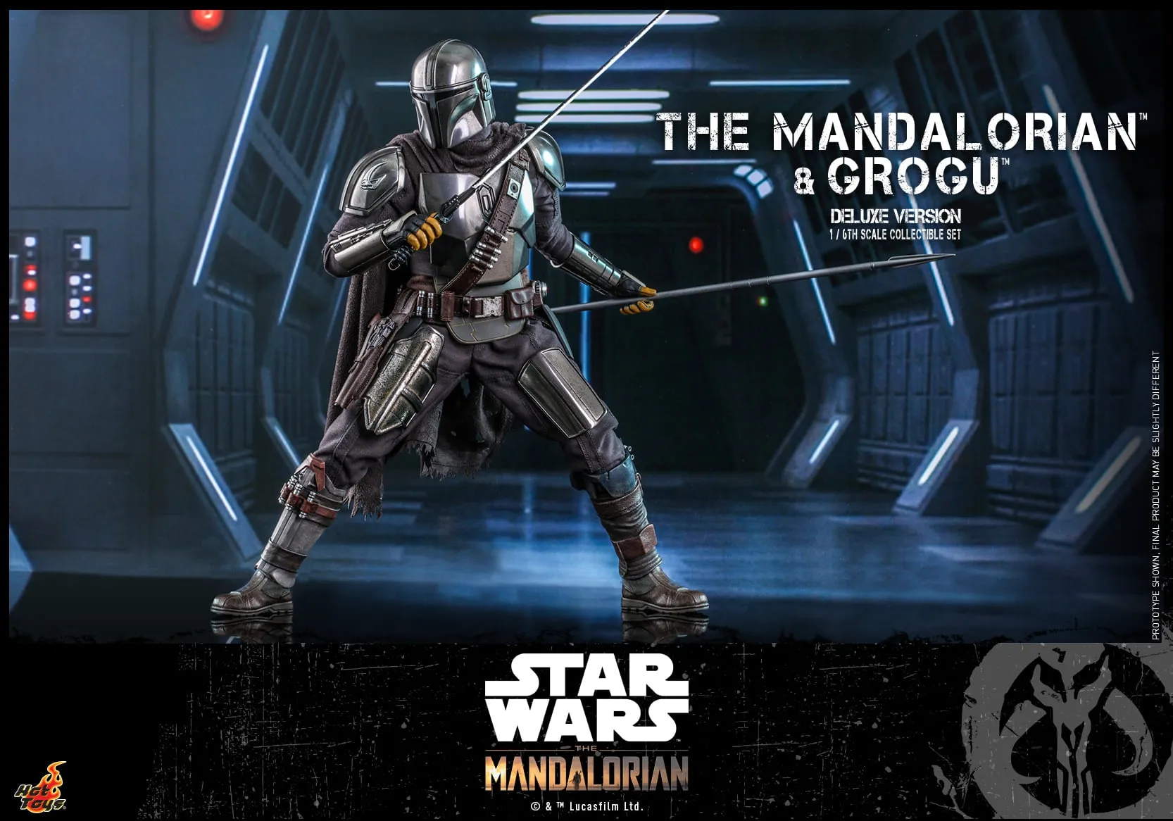 Hot Toys - TMS052 - Star Wars: The Mandalorian™ - 1/6th scale The Mandalorian™ and Grogu™ Collectible Set (Deluxe)