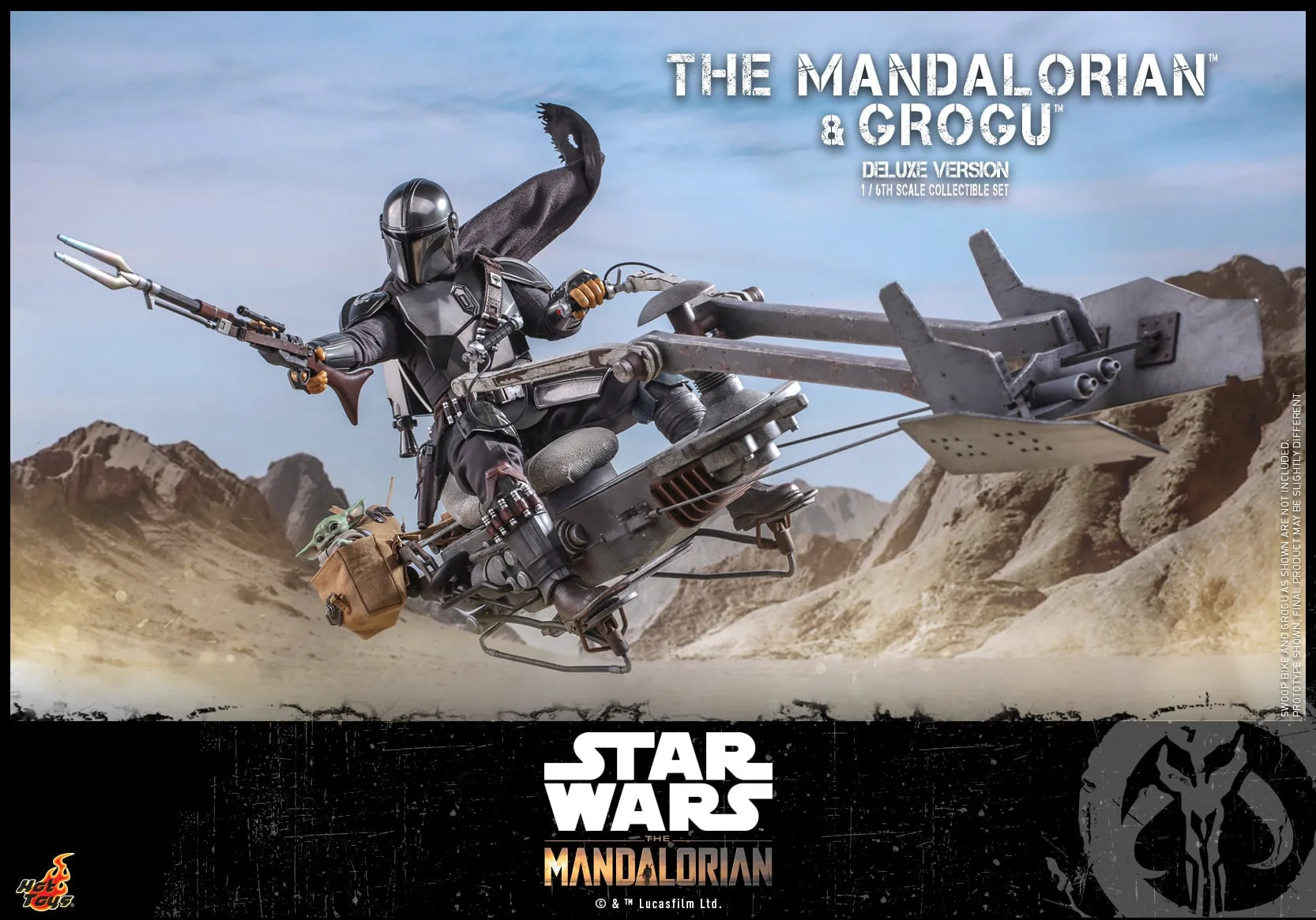 Hot Toys - TMS052 - Star Wars: The Mandalorian™ - 1/6th scale The Mandalorian™ and Grogu™ Collectible Set (Deluxe)