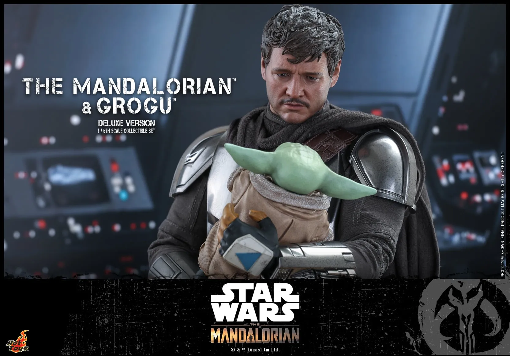 Hot Toys - TMS052 - Star Wars: The Mandalorian™ - 1/6th scale The Mandalorian™ and Grogu™ Collectible Set (Deluxe)
