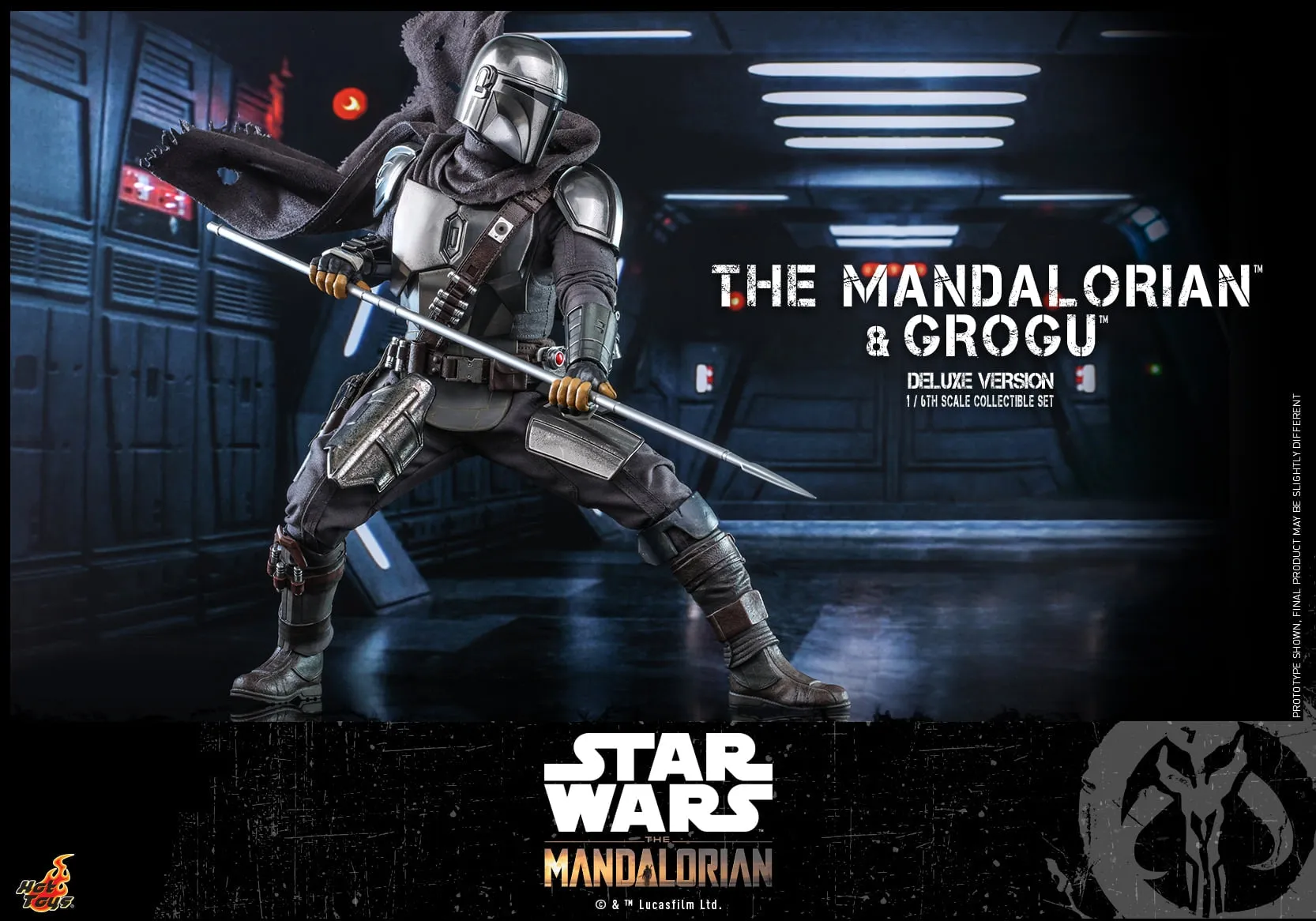 Hot Toys - TMS052 - Star Wars: The Mandalorian™ - 1/6th scale The Mandalorian™ and Grogu™ Collectible Set (Deluxe)