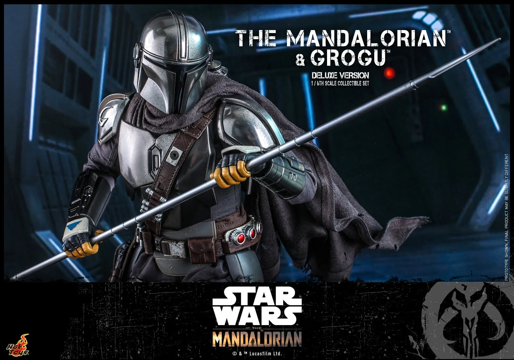 Hot Toys - TMS052 - Star Wars: The Mandalorian™ - 1/6th scale The Mandalorian™ and Grogu™ Collectible Set (Deluxe)