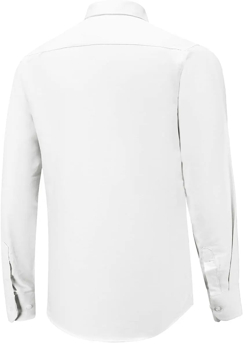 Jandukar Mens Wrinkle Resistant Shirt Long Sleeve Wrinkle Free Dress Shirt