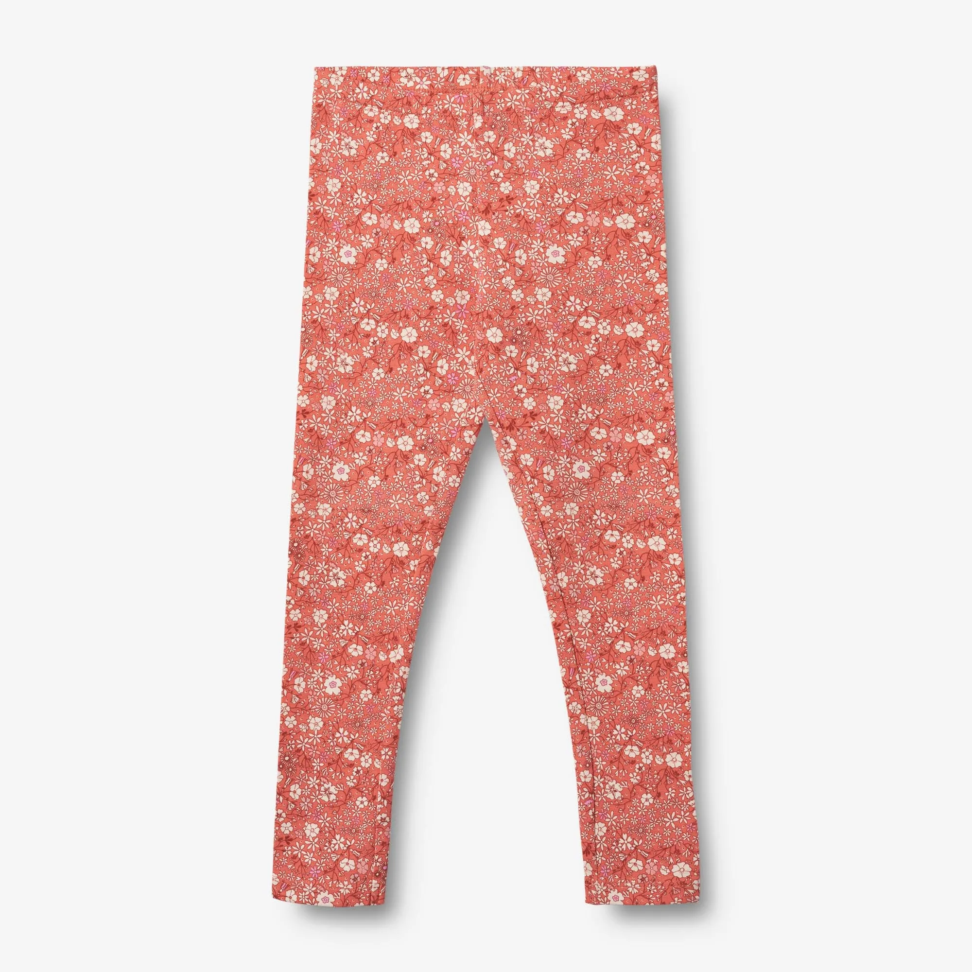 Jersey Leggings Jules - coral flowers