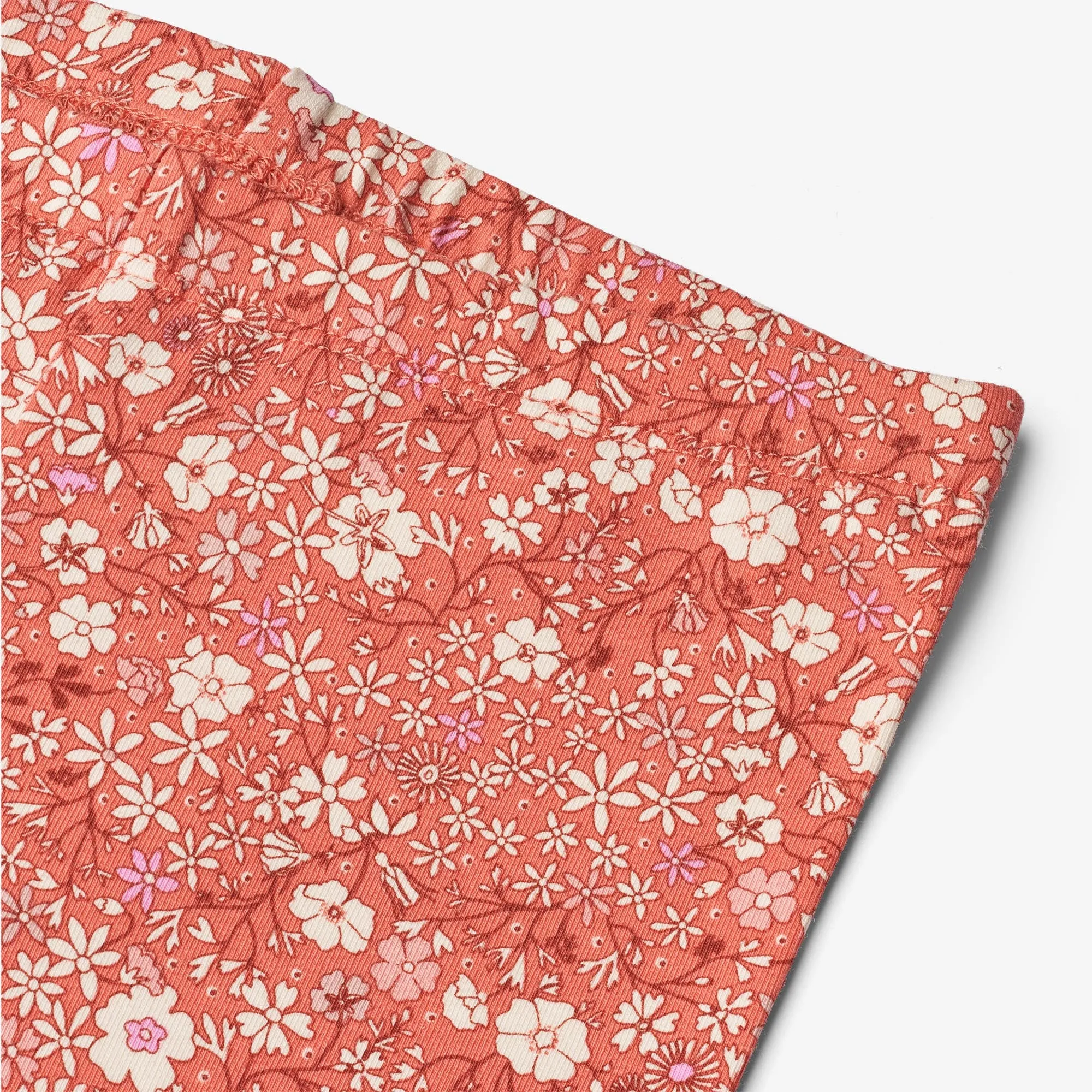 Jersey Leggings Jules - coral flowers