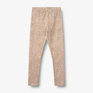 Jersey Leggings Jules - lilac flower meadow