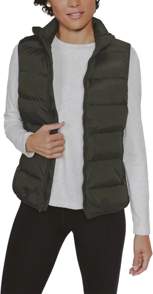 JIHUILAI Womens Puffer Vest Lightweight Sleeveless Jacket Women Puffy Vest Quilted Coat Warm Winter Vests With Pockets