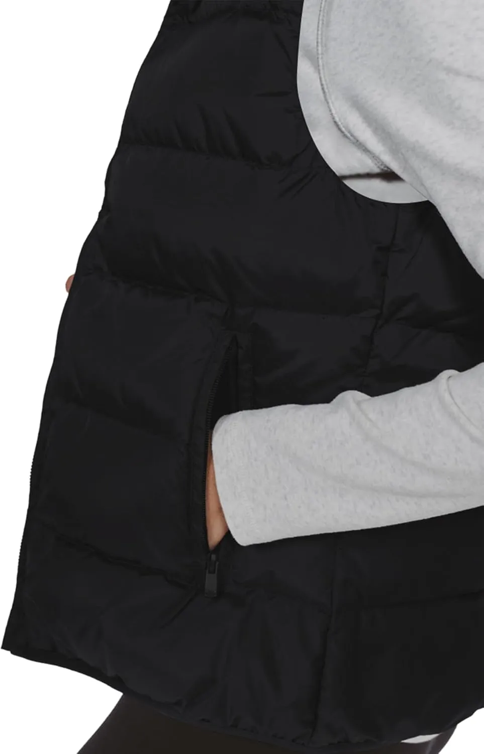 JIHUILAI Womens Puffer Vest Lightweight Sleeveless Jacket Women Puffy Vest Quilted Coat Warm Winter Vests With Pockets