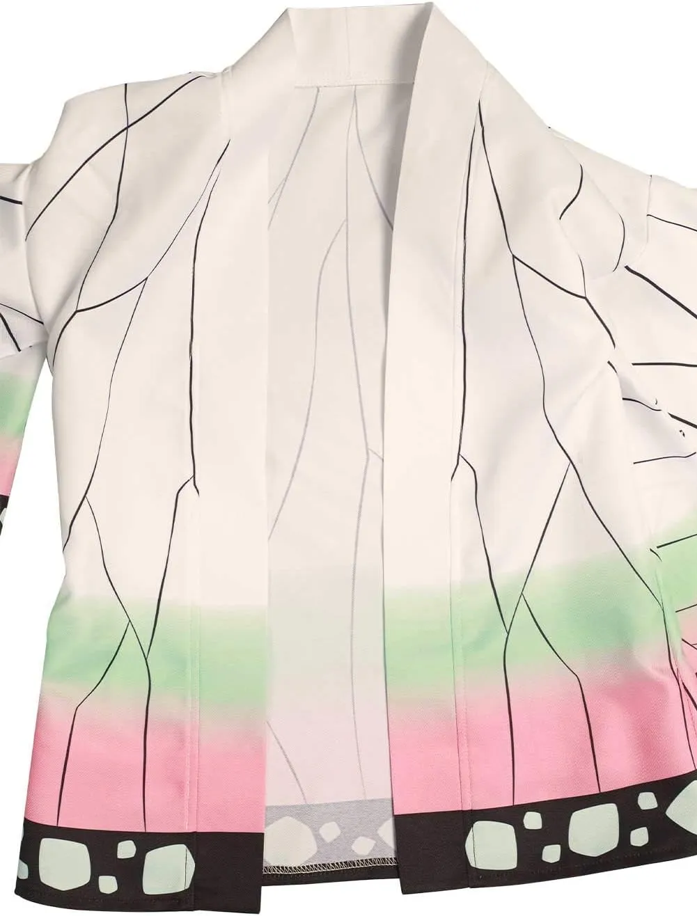 Kids Kimetsu Tanjirou Nezuko Giyuu Cape Cloak Cosplay kimono Cardigan Top Jacket