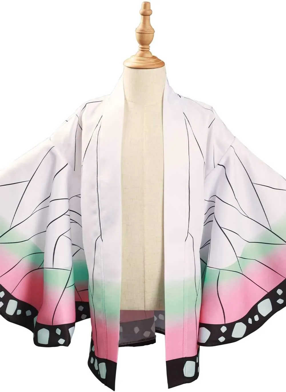 Kids Kimetsu Tanjirou Nezuko Giyuu Cape Cloak Cosplay kimono Cardigan Top Jacket