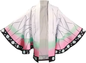 Kids Kimetsu Tanjirou Nezuko Giyuu Cape Cloak Cosplay kimono Cardigan Top Jacket