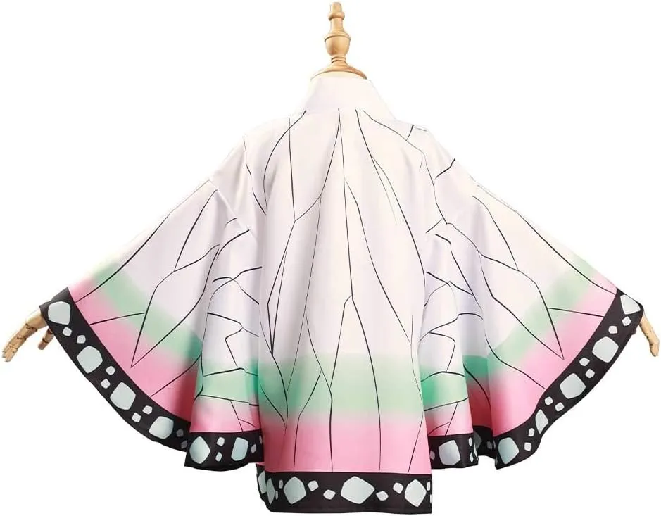 Kids Kimetsu Tanjirou Nezuko Giyuu Cape Cloak Cosplay kimono Cardigan Top Jacket