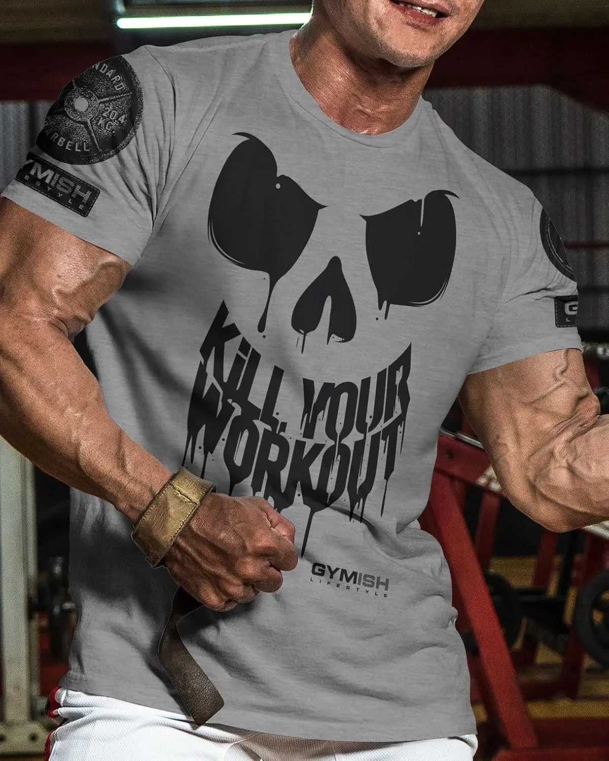 KillWorkout Shirts for Men, Funny Workout Gym Shirt Lifting T-Shirt