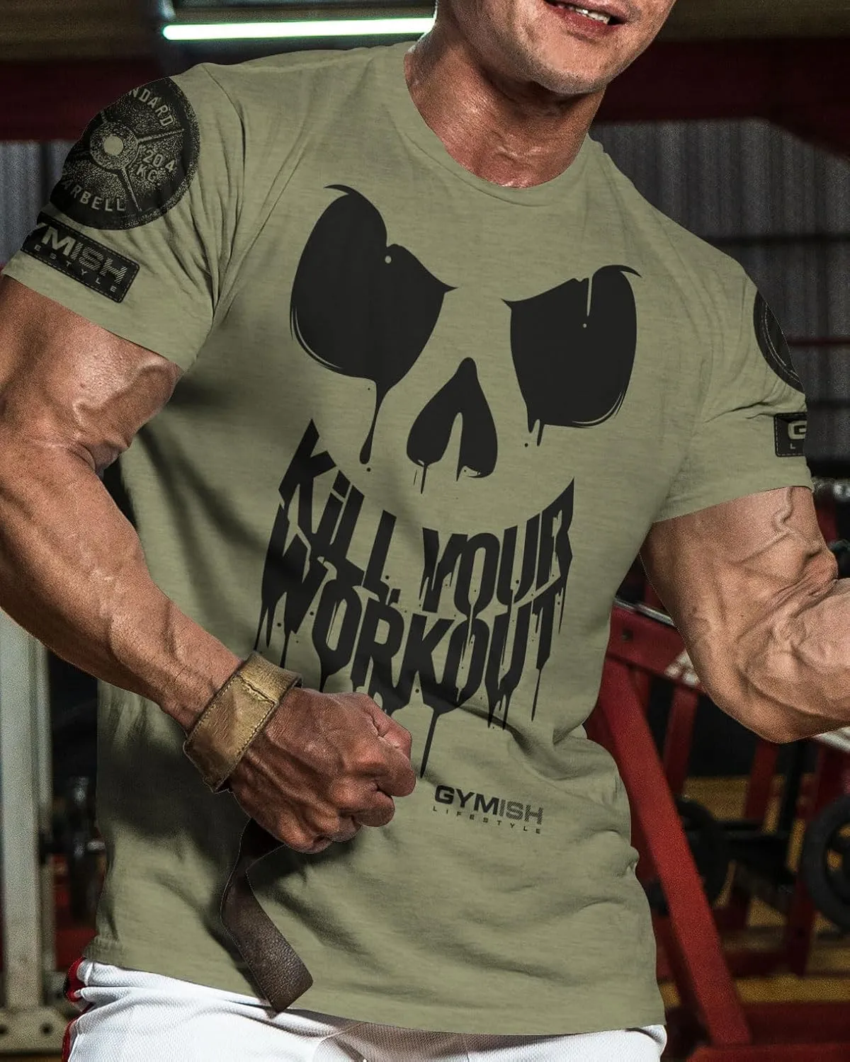 KillWorkout Shirts for Men, Funny Workout Gym Shirt Lifting T-Shirt