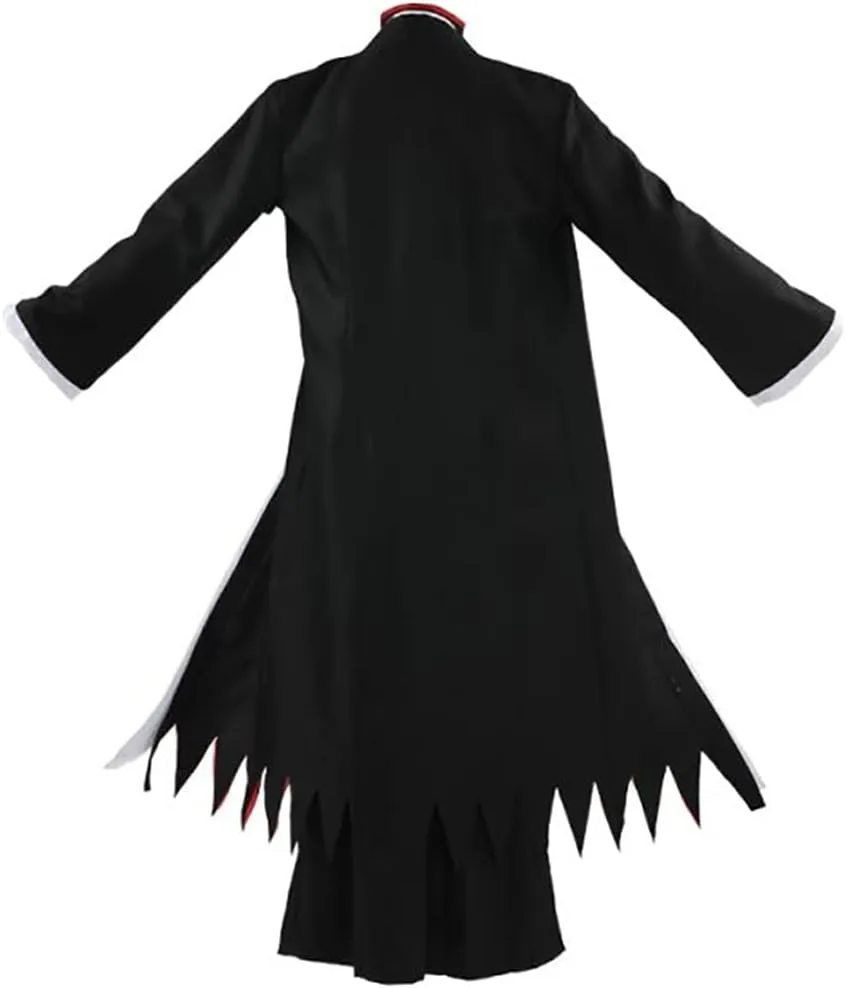 Kurosaki Cosplay Costume Kurosaki Outfit Uniform Black Cloak Kimono with Mask