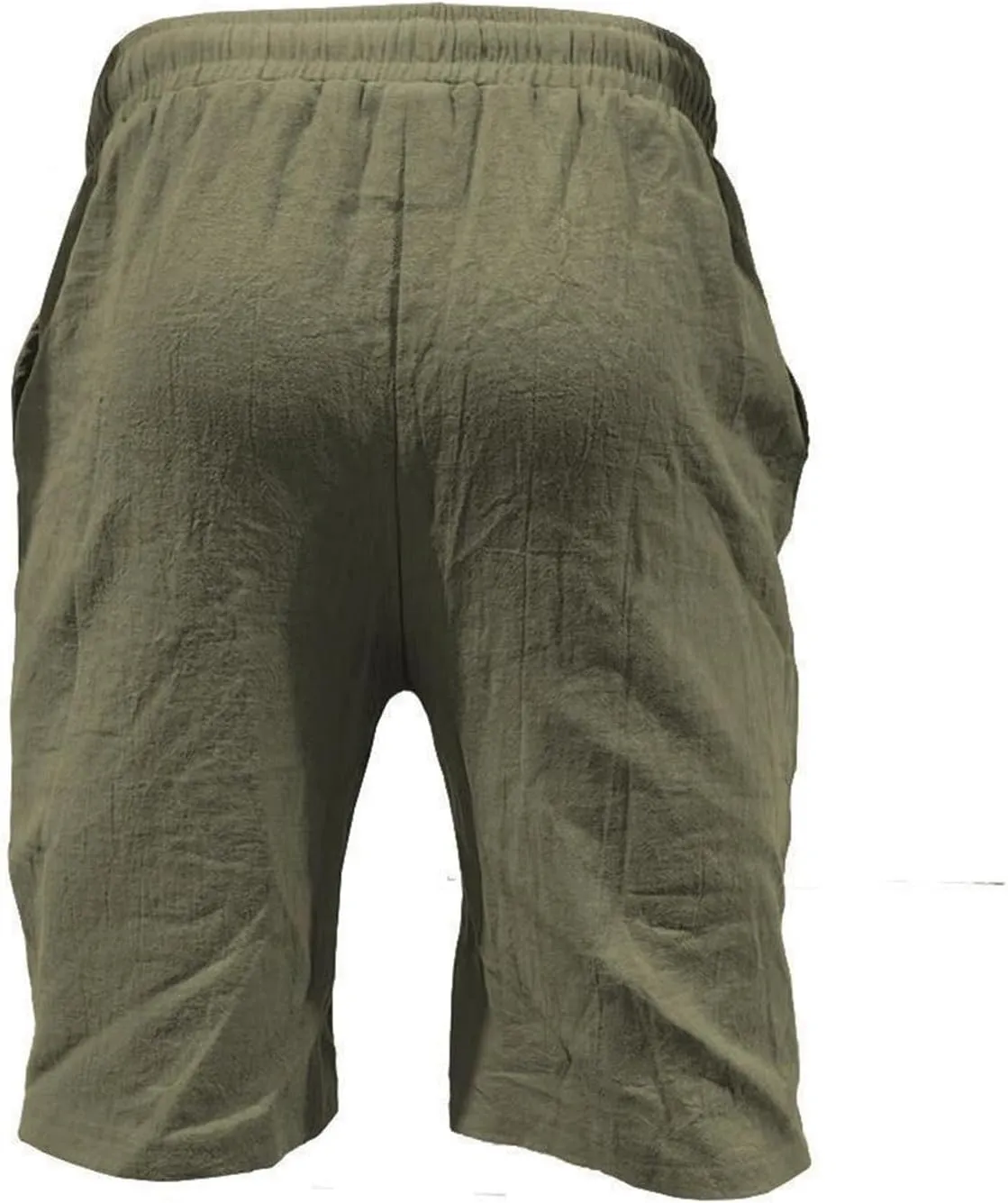 LCMTWX Mens Casual Shorts Lightweight Loose 3/4 Shorts Drawstring Elastic Waist Baggy Wide Leg Casual Beach Yoga Trousers